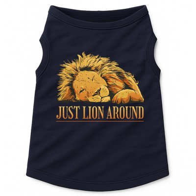 Just Lion Around Lazy Cute Doggie Tank