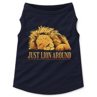 Just Lion Around Lazy Cute Doggie Tank