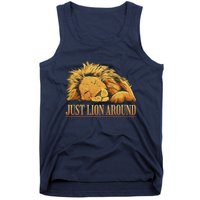 Just Lion Around Lazy Cute Tank Top