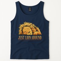 Just Lion Around Lazy Cute Tank Top