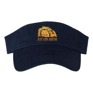 Just Lion Around Lazy Cute Valucap Bio-Washed Visor