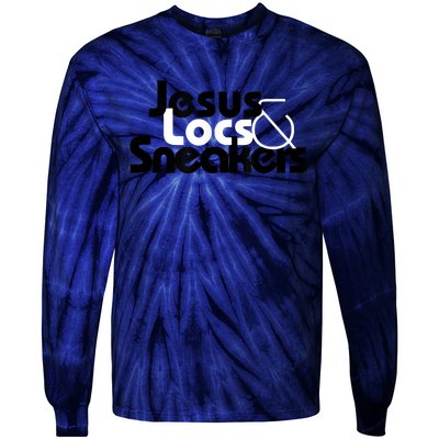 Jesus Locs And Sneakers Tie-Dye Long Sleeve Shirt