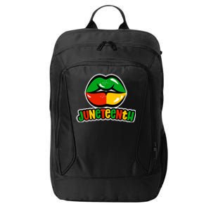 Juneteenth Lips Black History Month City Backpack