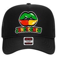 Juneteenth Lips Black History Month Trucker Hat