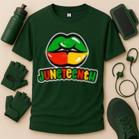 Juneteenth Lips Black History Month Cooling Performance Crew T-Shirt