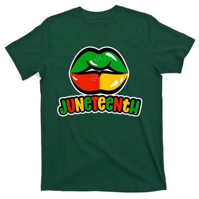 Juneteenth Lips Black History Month T-Shirt