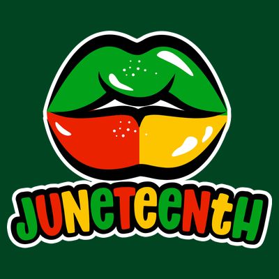 Juneteenth Lips Black History Month T-Shirt