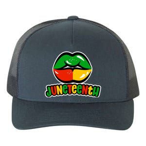 Juneteenth Lips Black History Month Yupoong Adult 5-Panel Trucker Hat