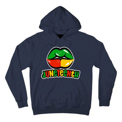 Juneteenth Lips Black History Month Tall Hoodie