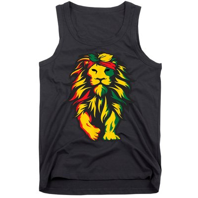 Juneteenth Lion Black History African American Tank Top