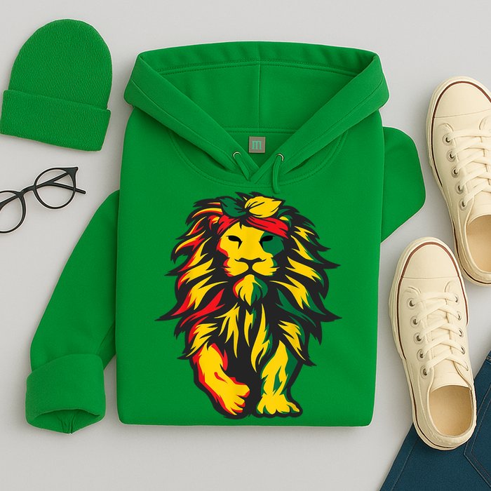 Juneteenth Lion Black History African American Hoodie