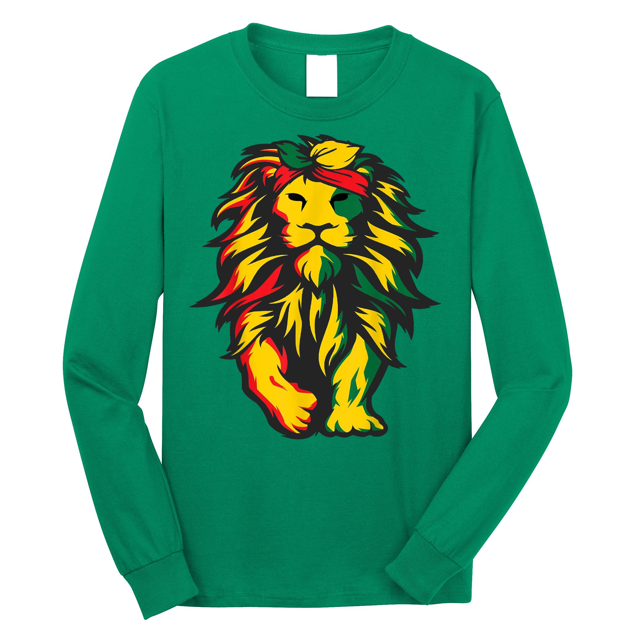 Juneteenth Lion Black History African American Long Sleeve Shirt
