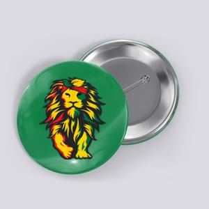 Juneteenth Lion Black History African American Button