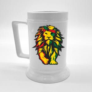 Juneteenth Lion Black History African American Beer Stein