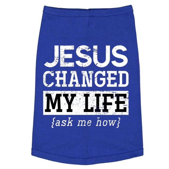 Jesus Lord Christian Gift God Savior Jesus Gift Doggie Tank