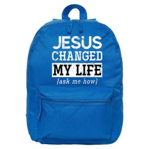 Jesus Lord Christian Gift God Savior Jesus Gift 16 in Basic Backpack