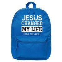 Jesus Lord Christian Gift God Savior Jesus Gift 16 in Basic Backpack