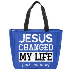 Jesus Lord Christian Gift God Savior Jesus Gift Zip Tote Bag