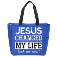 Jesus Lord Christian Gift God Savior Jesus Gift Zip Tote Bag