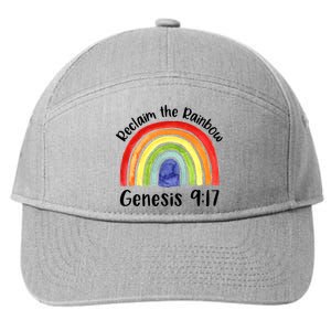 Jesus Lover Christian Reclaim The Rainbow 7-Panel Snapback Hat