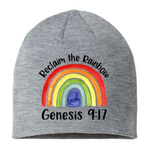 Jesus Lover Christian Reclaim The Rainbow Sustainable Beanie