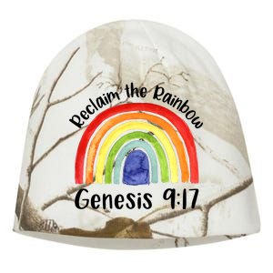 Jesus Lover Christian Reclaim The Rainbow Kati - Camo Knit Beanie