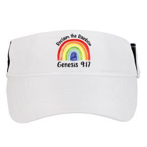 Jesus Lover Christian Reclaim The Rainbow Adult Drive Performance Visor