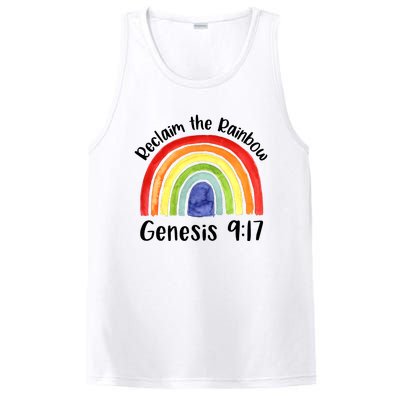 Jesus Lover Christian Reclaim The Rainbow PosiCharge Competitor Tank