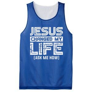 Jesus Lord Christianity Faith Gift God Savior Jesus Mesh Reversible Basketball Jersey Tank