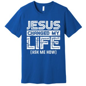 Jesus Lord Christianity Faith Gift God Savior Jesus Premium T-Shirt