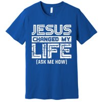 Jesus Lord Christianity Faith Gift God Savior Jesus Premium T-Shirt