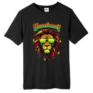 Juneteenth Lion Celebrate Black Freedom 1865 History Month Tall Fusion ChromaSoft Performance T-Shirt