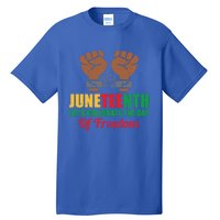 Juneteenth Let's Celebrate The Day Of Freedom Black History Cute Gift Tall T-Shirt