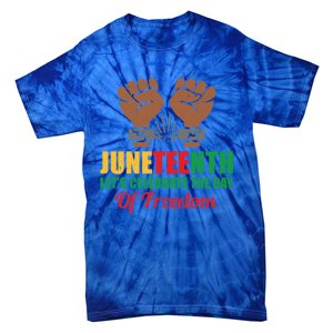 Juneteenth Let's Celebrate The Day Of Freedom Black History Cute Gift Tie-Dye T-Shirt