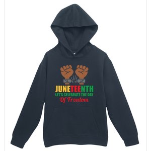 Juneteenth Let's Celebrate The Day Of Freedom Black History Cute Gift Urban Pullover Hoodie