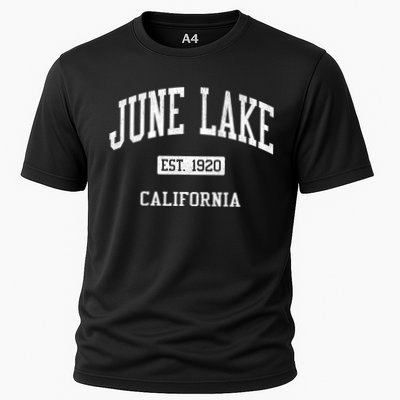 June Lake California Ca Js04 Vintage Athletic Sports Performance Shirt