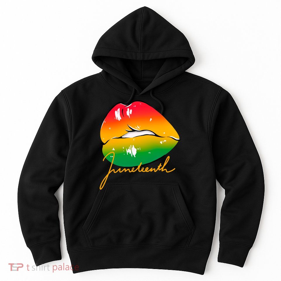 Juneteenth Lips Celebration Hoodie