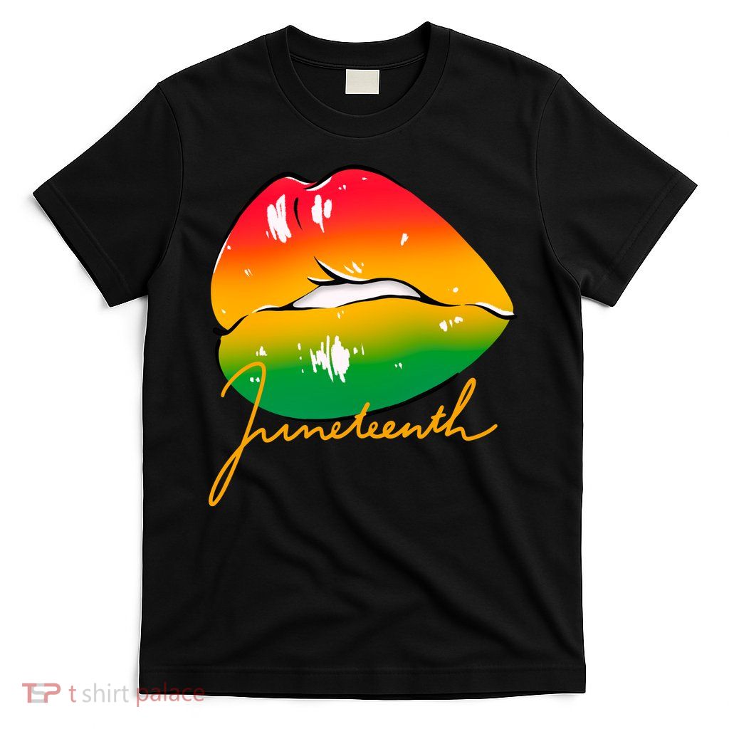 Juneteenth Lips Celebration T-Shirt
