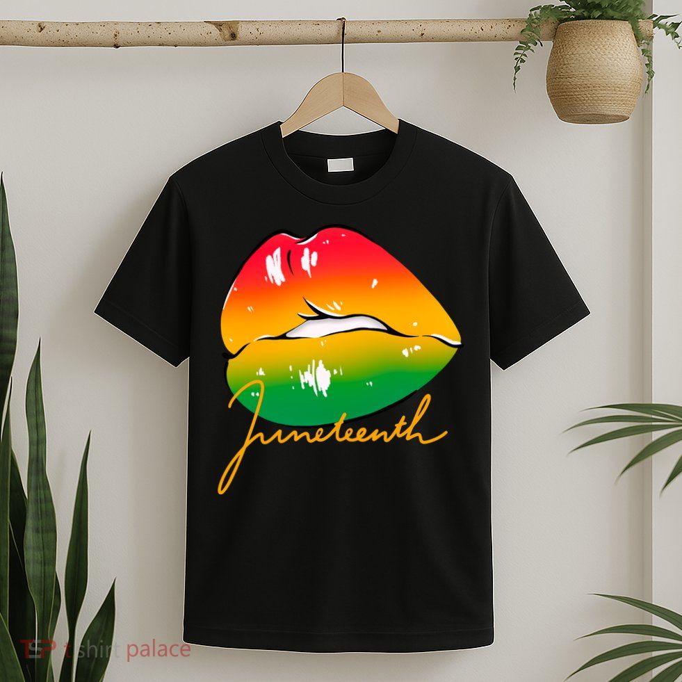 Juneteenth Lips Celebration T-Shirt