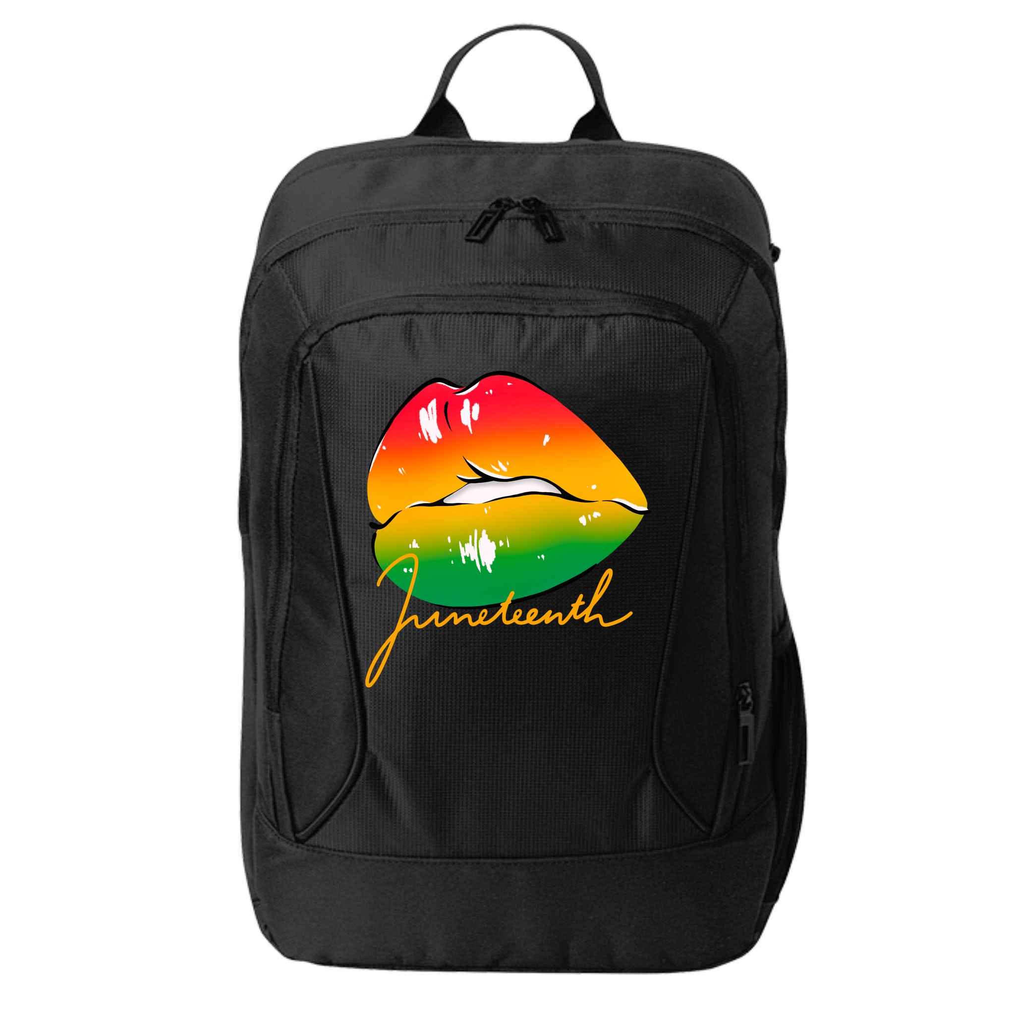 Juneteenth Lips Celebration City Backpack