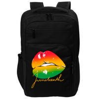 Juneteenth Lips Celebration Impact Tech Backpack