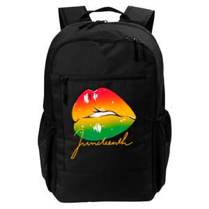 Juneteenth Lips Celebration Daily Commute Backpack