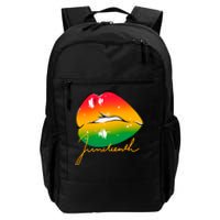 Juneteenth Lips Celebration Daily Commute Backpack