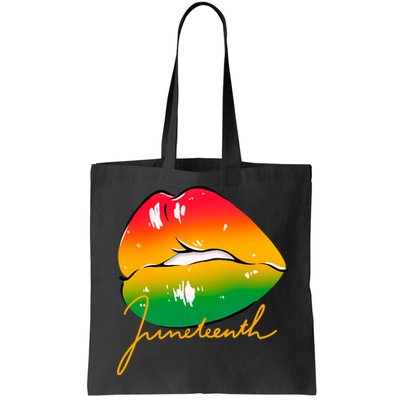 Juneteenth Lips Celebration Bag