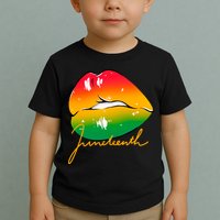 Juneteenth Lips Celebration Toddler T-Shirt