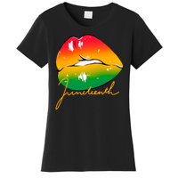 Juneteenth Lips Celebration Women's T-Shirt