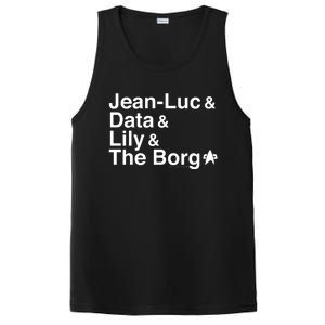 Jean Luc Data Lily The Borg PosiCharge Competitor Tank