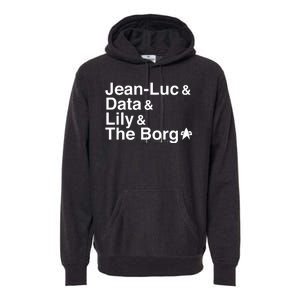 Jean Luc Data Lily The Borg Premium Hoodie