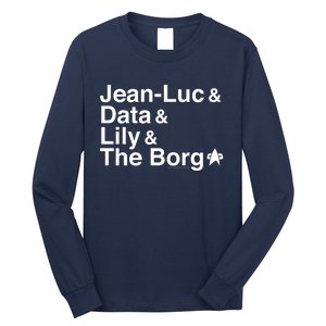 Jean Luc Data Lily The Borg Long Sleeve Shirt