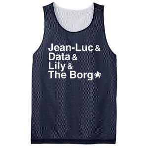 Jean Luc Data Lily The Borg Mesh Reversible Basketball Jersey Tank